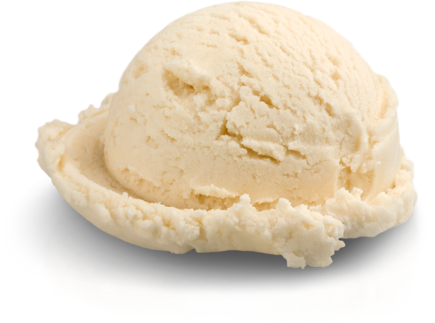 Vanilla Ice Cream Scoop 